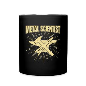 Blacksmithing Metal Scientist Forging Gift Idea - Tasse einfarbig - Schwarz - Vorne