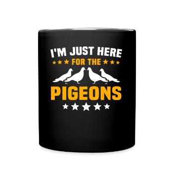 carrier pigeon pigeon fancier pigeon pigeon - Full Colour Mug - black - Front