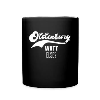 Oldenburg - Tasse einfarbig - Schwarz - Vorne