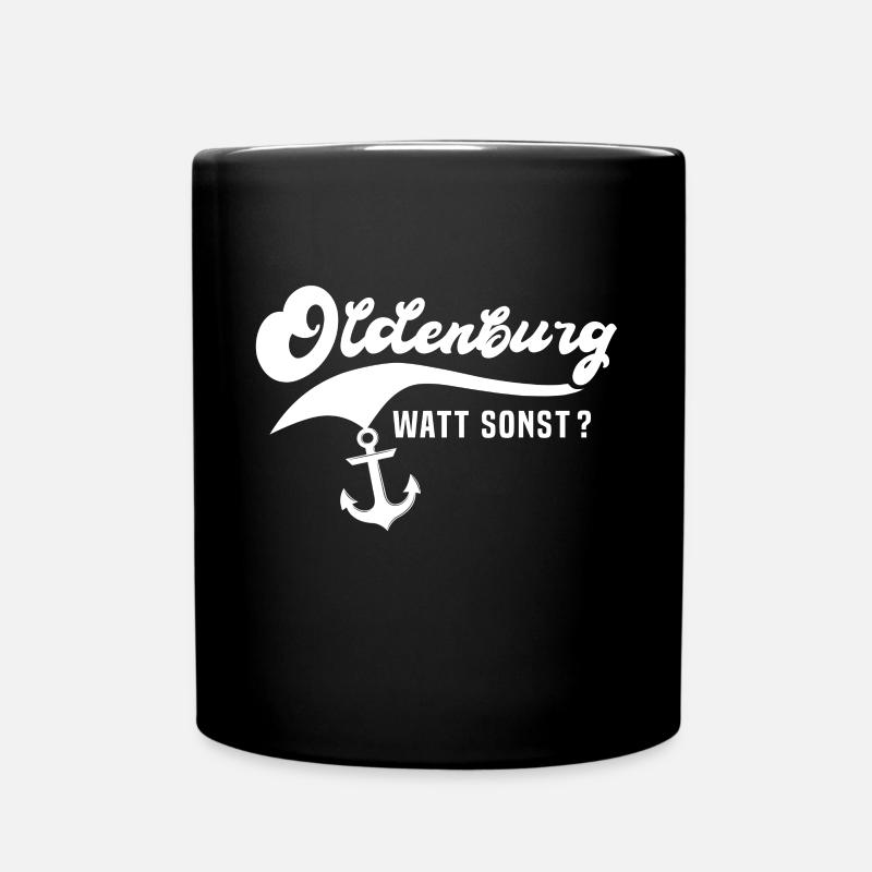 Oldenburg Oldenburger - Tasse einfarbig - Schwarz