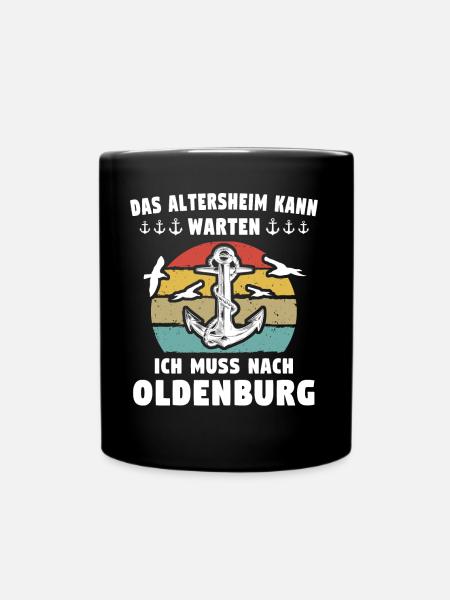 Oldenburg Oldenburger - Tasse einfarbig - Schwarz