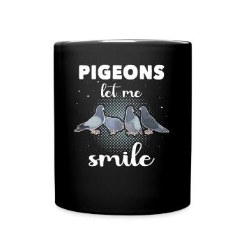 Doves - Full Colour Mug - black - Front