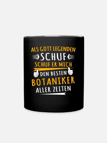 Botaniker - Tasse einfarbig - Schwarz