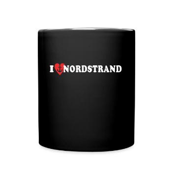 I love North Beach - Full Colour Mug - black - Front