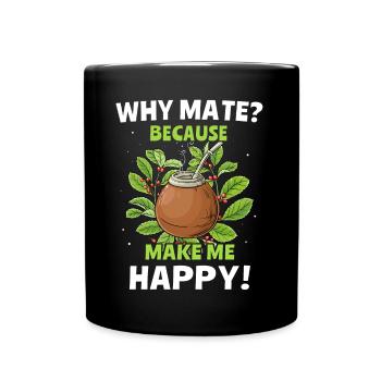 Yerba mate Cadeau - Mug uni - noir - Devant