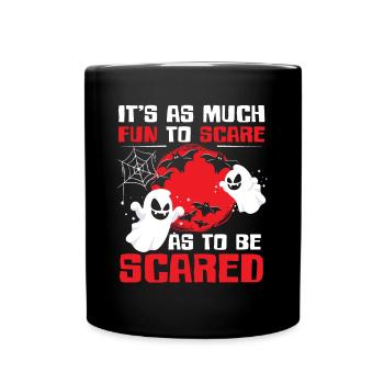 Ghost Halloween Costume Spooky Gift - Full Colour Mug - black - Front