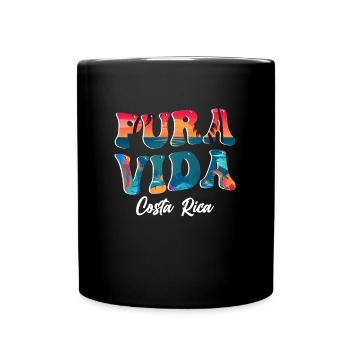 Pura Vida Costa Rica Latin America Costa Ricans - Full Colour Mug - black - Front