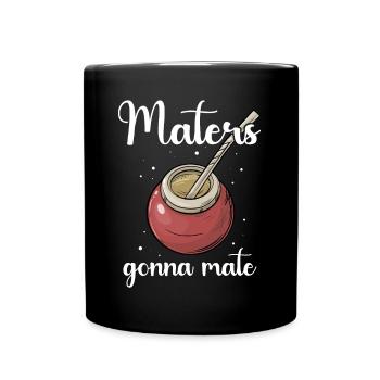 Yerba mate tea - Full Colour Mug - black - Front