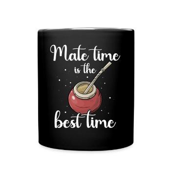 Yerba mate Bombilla - Full Colour Mug - black - Front