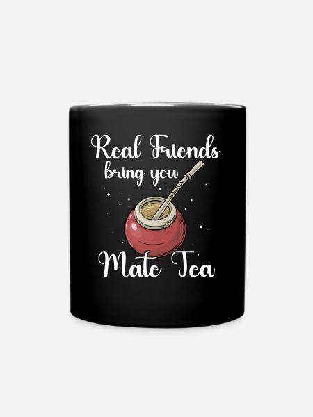Mate Tee Teetasse - Tasse einfarbig - Schwarz