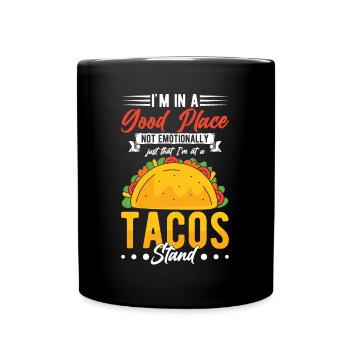 Tacos Stand - Taco Squad - Taco Crew - Mexiko - Tasse einfarbig - Schwarz - Vorne