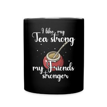 Yerba mate tea yerba tea drinker - Full Colour Mug - black - Front