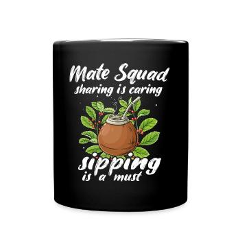Mate Tee - Tasse einfarbig - Schwarz - Vorne
