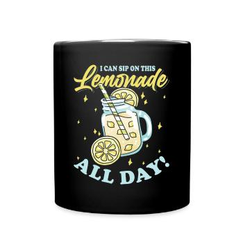 Limonade toute la journée Jus de citron Sodas Business - Mug uni - noir - Devant