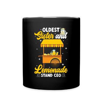 Sœur aînée et PDG de Lemonade Stand Lemonade Crew - Mug uni - noir - Devant