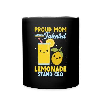 Proud Mom Très talentueux PDG de Lemonade Stand - Mug uni - noir - Devant