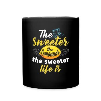 Sweeter Lemonade Sweeter Life Company - Full Colour Mug - black - Front
