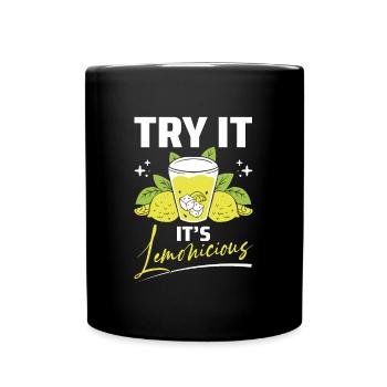 Sodas Lemons Word Game Lemonicious Gift - Mug uni - noir - Devant