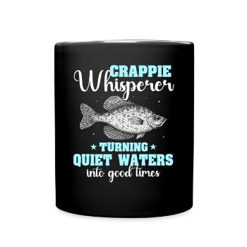 Sunfish Fishing Crappie Fishing - Full Colour Mug - black - Front