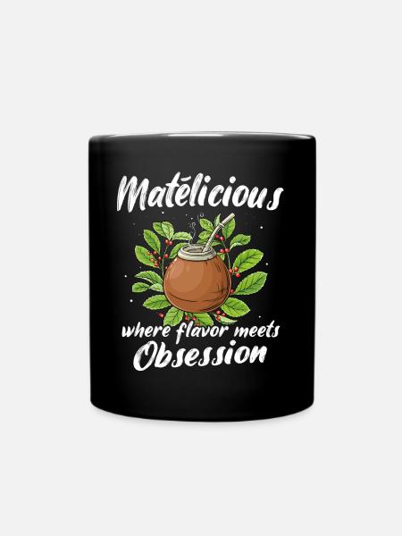 Mate Tee - Tasse einfarbig - Schwarz