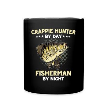 Sunfish Fishing Crappie Fishing - Full Colour Mug - black - Front