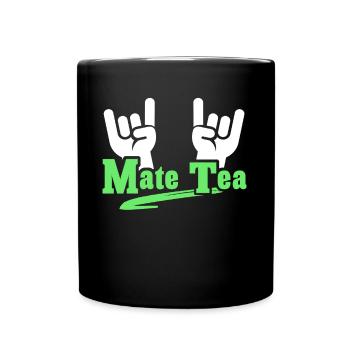 Mate Tee - Tasse einfarbig - Schwarz - Vorne