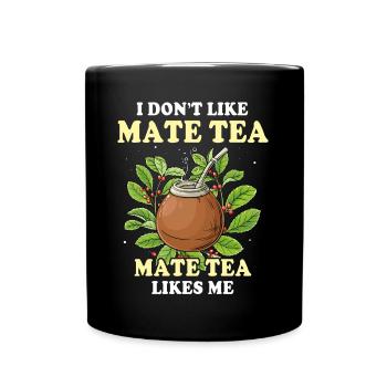 Buveurs de thé Yerba mate - Mug uni - noir - Devant