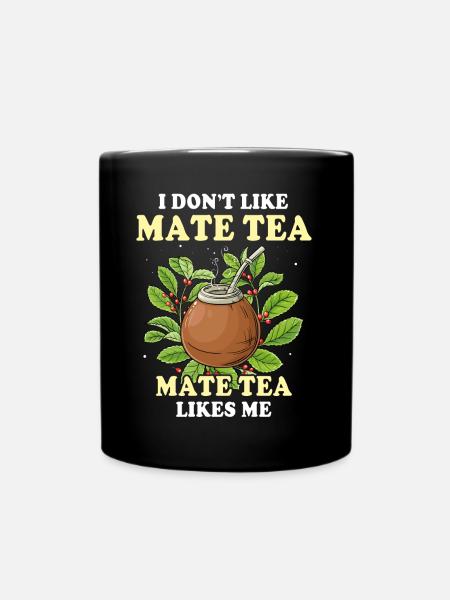 Mate Tee Teetrinker - Tasse einfarbig - Schwarz