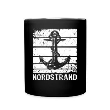 Nordstrand - Tasse einfarbig - Schwarz - Vorne