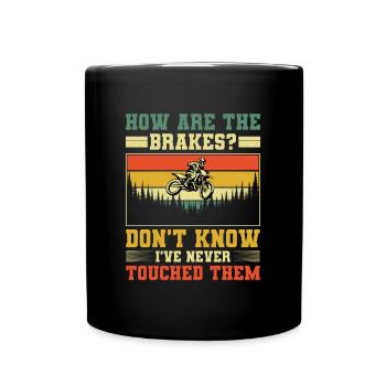 Retro Dirt Bike Motocross Cadeau Motocross Ride - Mug uni - noir - Devant