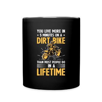 Dirt Bike Motocross Cadeau Motocross Rider - Mug uni - noir - Devant