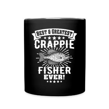 Sunfish Crappie Fish - Full Colour Mug - black - Front