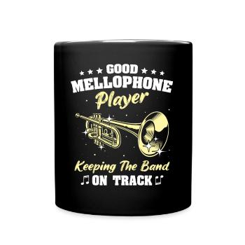Mellophone player Mellophone - Full Colour Mug - black - Front