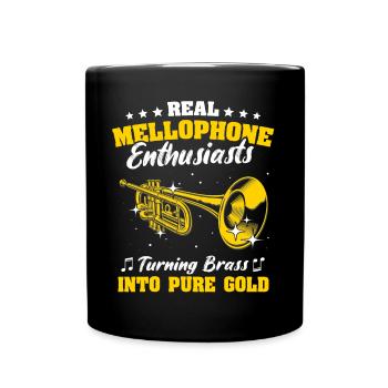 Mellophone Musician - Full Colour Mug - black - Front