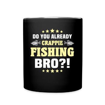 Sunfish Crappie Fishing - Full Colour Mug - black - Front