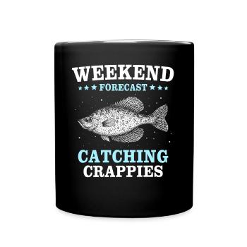 Sunbass Perch Crappie Fishing - Full Colour Mug - black - Front