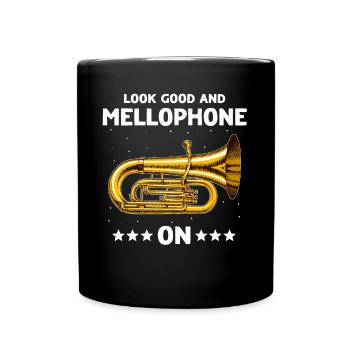 Mellophone player Mellophone - Full Colour Mug - black - Front