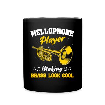 Mellophone player Mellophone - Full Colour Mug - black - Front