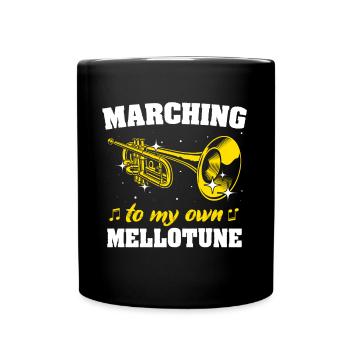 Mellophone player Mellophone - Full Colour Mug - black - Front