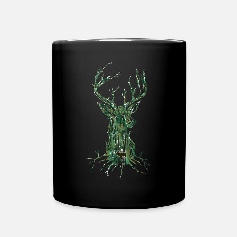 Hirschbaum - Tasse einfarbig - Schwarz
