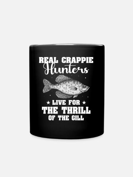 Crappie Fish - Tasse einfarbig - Schwarz