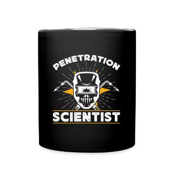 Scientifique de pénétration Soudure en détresse Idées cadeaux - Mug uni - noir - Devant