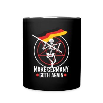 Make Germany goth again - Tasse einfarbig - Schwarz - Vorne