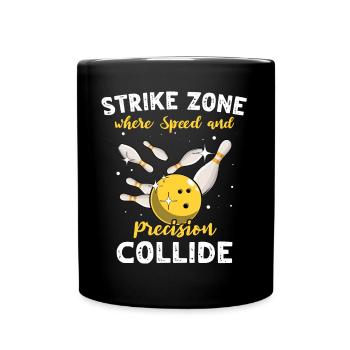 Bowling - Tasse einfarbig - Schwarz - Vorne