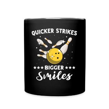 Bowler Bowling - Mug uni - noir - Devant