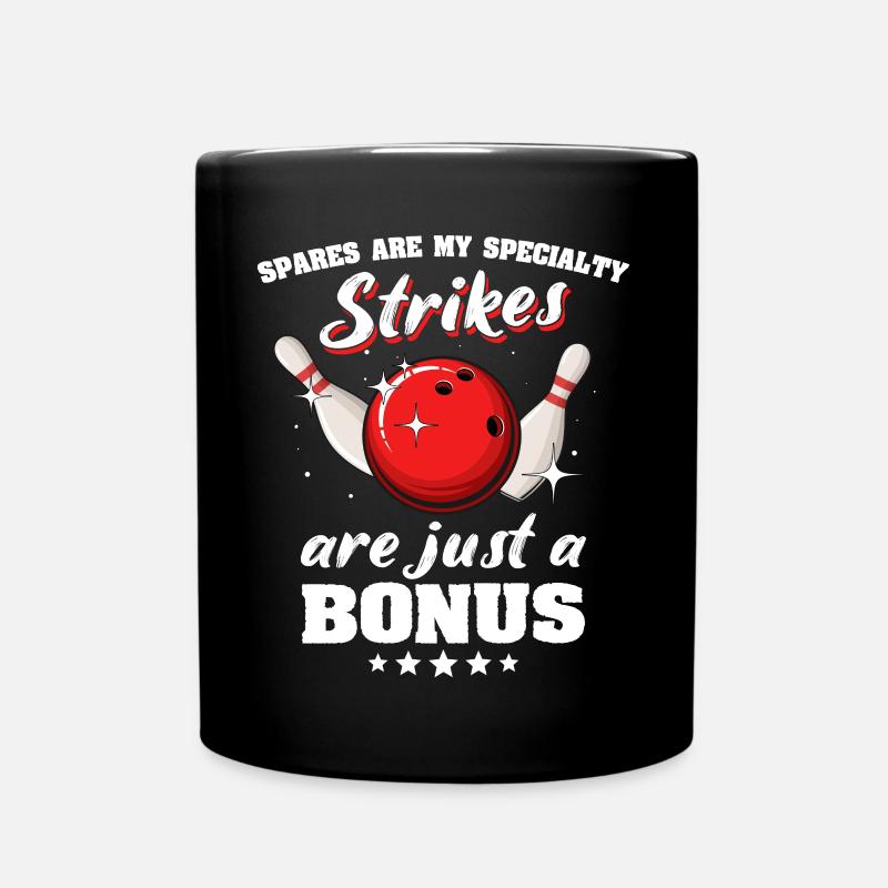 Bowling - Tasse einfarbig - Schwarz