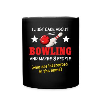 Quilles de quilles - Mug uni - noir - Devant