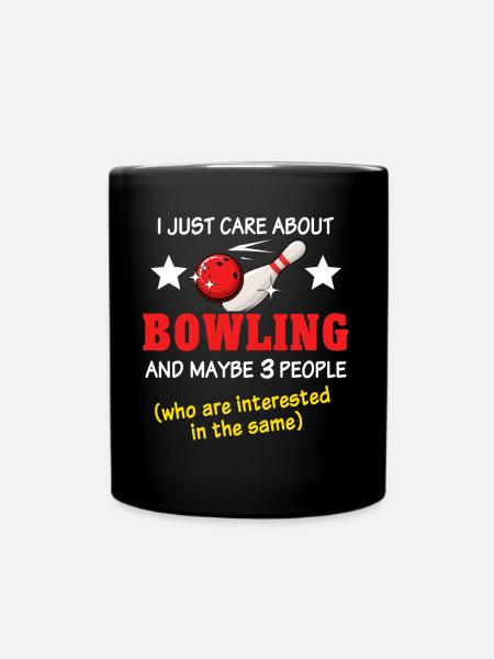 Bowler Bowling - Tasse einfarbig - Schwarz