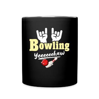 Bowling Bowling Ball Bowler - Full Colour Mug - black - Front