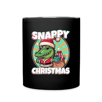 Snappy christmas - Full Colour Mug - black - Front
